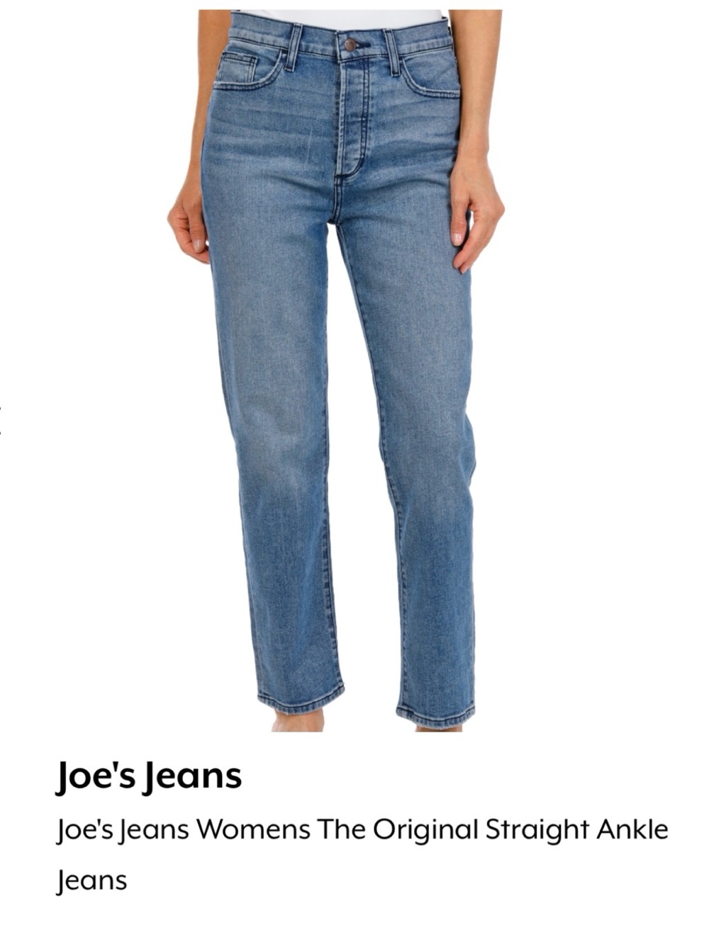 Joe's Jeans The Og Cara Straight Ankle Jean
NWT size 25